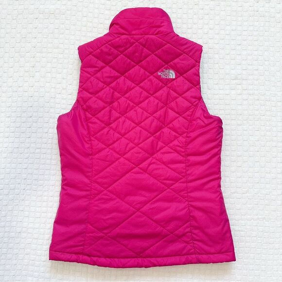 The North Face Women’s Quilted Puffer Vest Size Small Pink - Picture 9 of 14